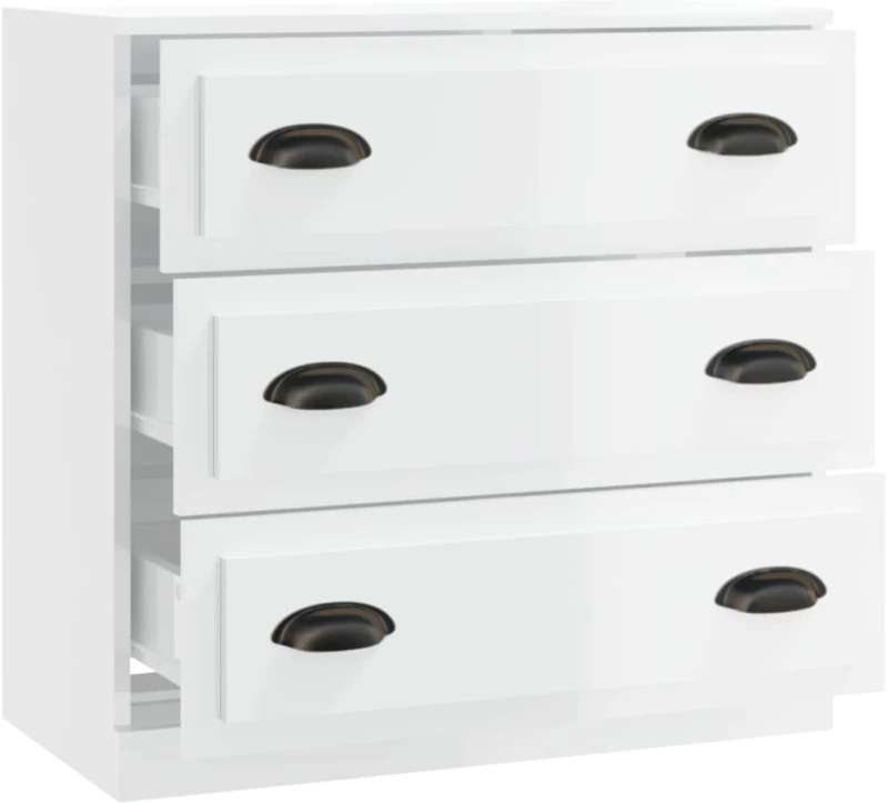 ΝΤΟΥΛΑΠΙ ΓΥΑΛΙΣΤΕΡΟ ΛΕΥΚΟ 70X35,5X67,5 ΕΚ. ΕΠΕΞΕΡΓΑΣΜΕΝΟ ΞΥΛΟ 816226