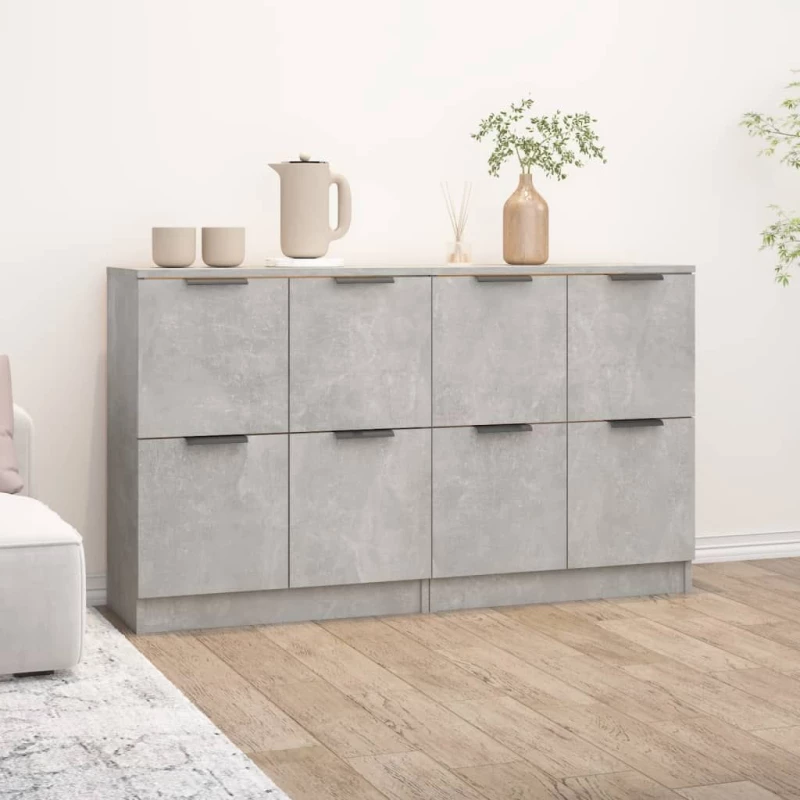 ΝΤΟΥΛΑΠΙΑ 2 ΤΕΜ. ΓΚΡΙ ΣΚΥΡΟΔΕΜΑΤΟΣ 60X30X70 ΕΚ. ΕΠΕΞΕΡΓ. ΞΥΛΟ 3115807