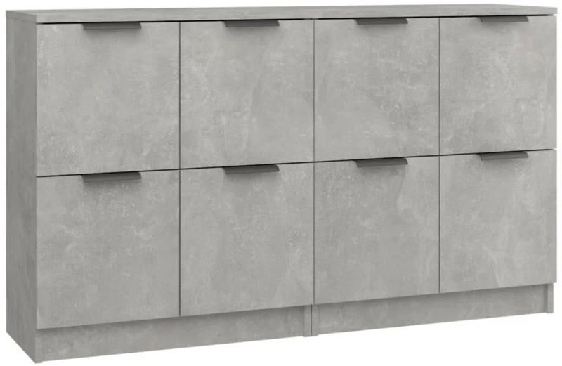 ΝΤΟΥΛΑΠΙΑ 2 ΤΕΜ. ΓΚΡΙ ΣΚΥΡΟΔΕΜΑΤΟΣ 60X30X70 ΕΚ. ΕΠΕΞΕΡΓ. ΞΥΛΟ 3115807