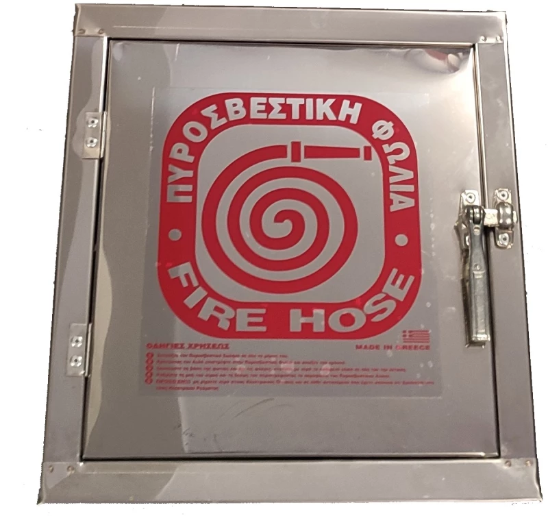 Ανοξείδωτη Πυροσβεστική Φωλια με Γάντζο  40X40 ΙΝΟΧ 316 TINY