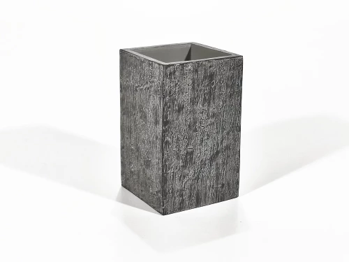 Ποτηροθήκη Γκρι Όψη Ξύλο Polyresin