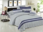 Παπλωματοθήκη Le Blanc Premium Cotton 100% Brooklyn Ice Μονή 160x240