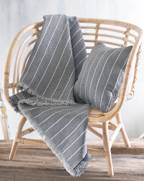 FELIPE - ΡΙΧΤΑΡΙ 180X240 ΓΚΡΙ ΣΚΟΥΡΟ