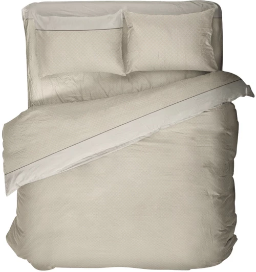 Σετ Σεντόνια Μονά 165x275 2543 Μπεζ Φανέλλα