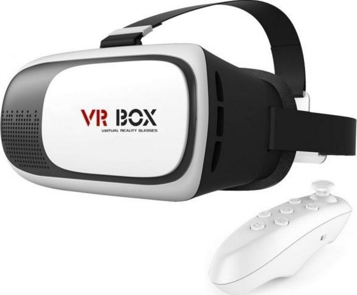3D γυαλιά εικονικής πραγματικότητας VRBOX για smartphones 4.7"-6" με ασύρματο Bluetooth χειριστήριο