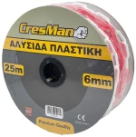 Αλυσίδα πλαστική 25m x 6mm CRESMAN