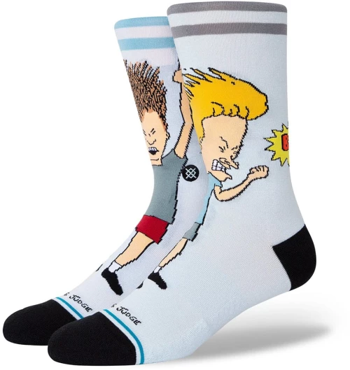 Stance x Beavis + Butt-Head Settle Down Light Blue