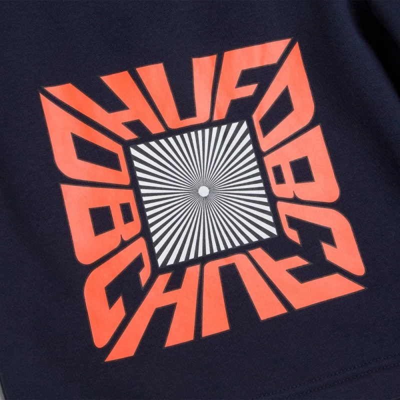HUF Illusion Fleece Short Navy