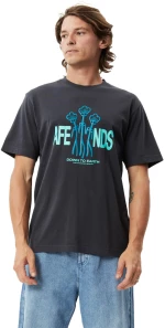 T-Shirt Afends Grooves Recycled Charcoal