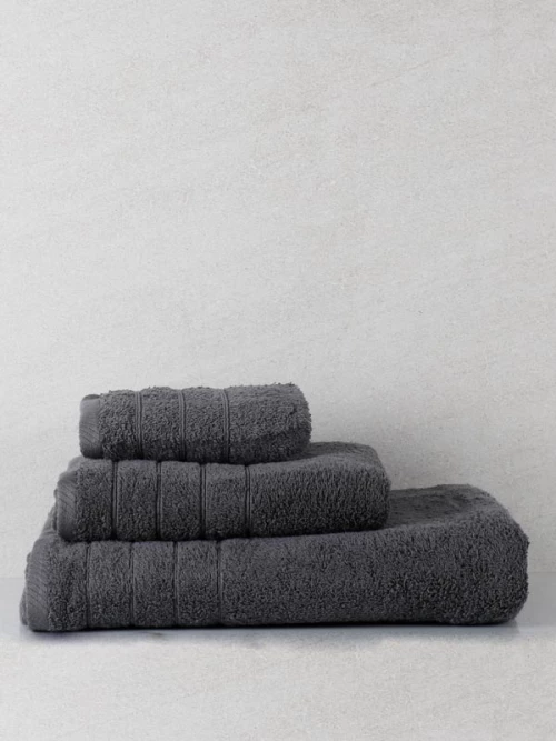 Πετσέτα πενιέ Μπάνιου 80Χ150 Dory 10 Dark Grey