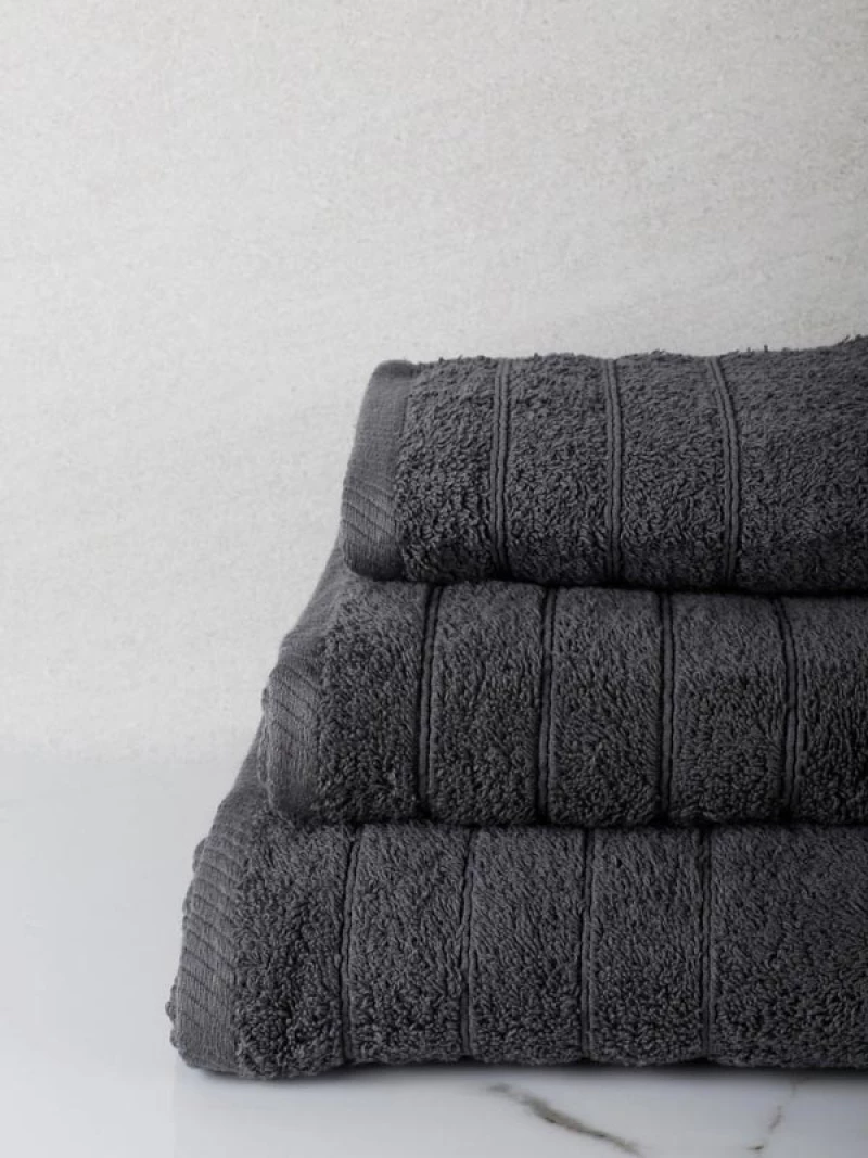 Πετσέτα πενιέ Μπάνιου 80Χ150 Dory 10 Dark Grey