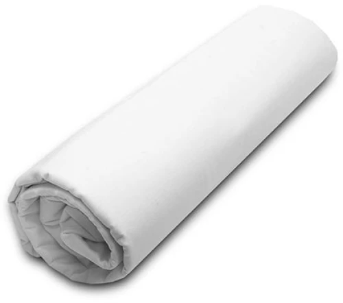 Κατωσέντονο Menta με λάστιχο 1 White Διπλό (160x200+40)