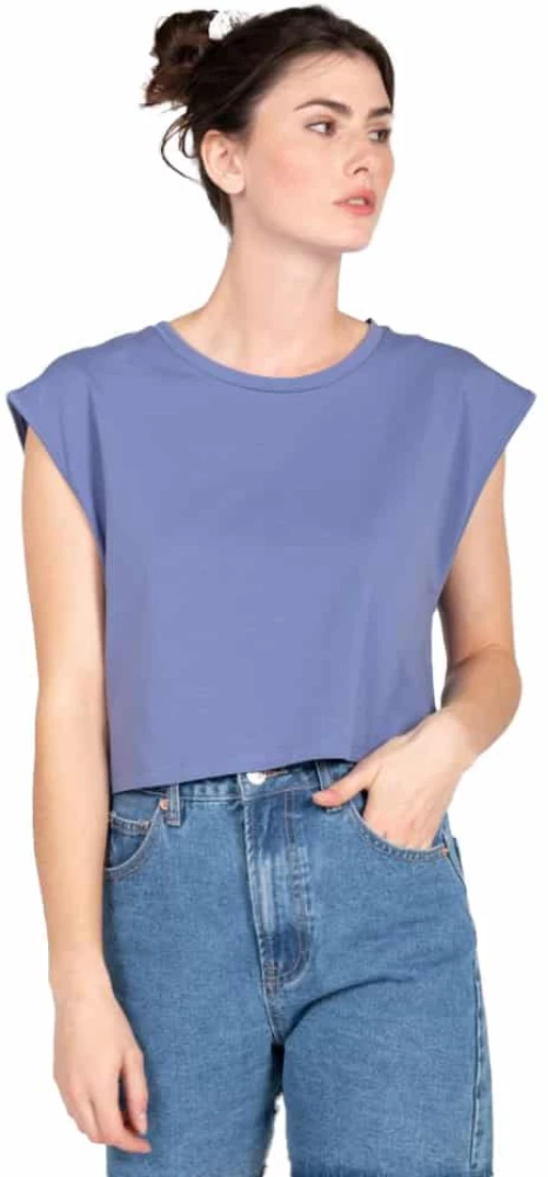 Αμάνικη Μπλούζα 24 Colours Purple