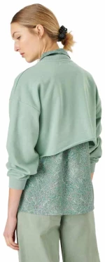 Κοντή Βαμβακερή Μπλούζα 24 Colours Green