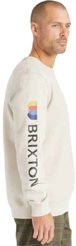 Μπλούζα Brixton Alton Crew Beige