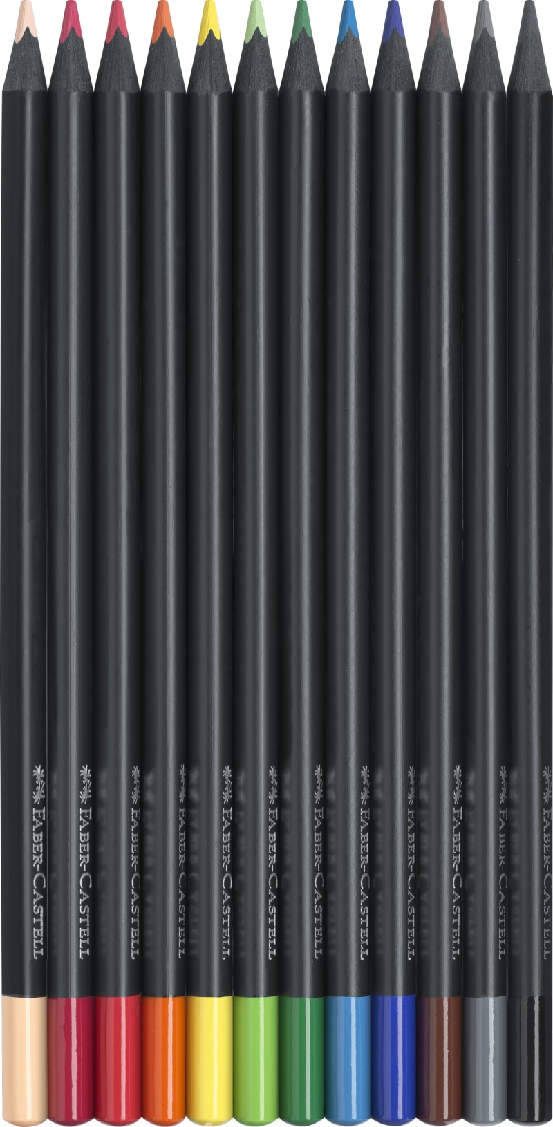ΞΥΛΟΜΠΟΓΙΕΣ FABER CASTELL 12 ΧΡΩΜΑΤΑ BLACK EDITION 116412