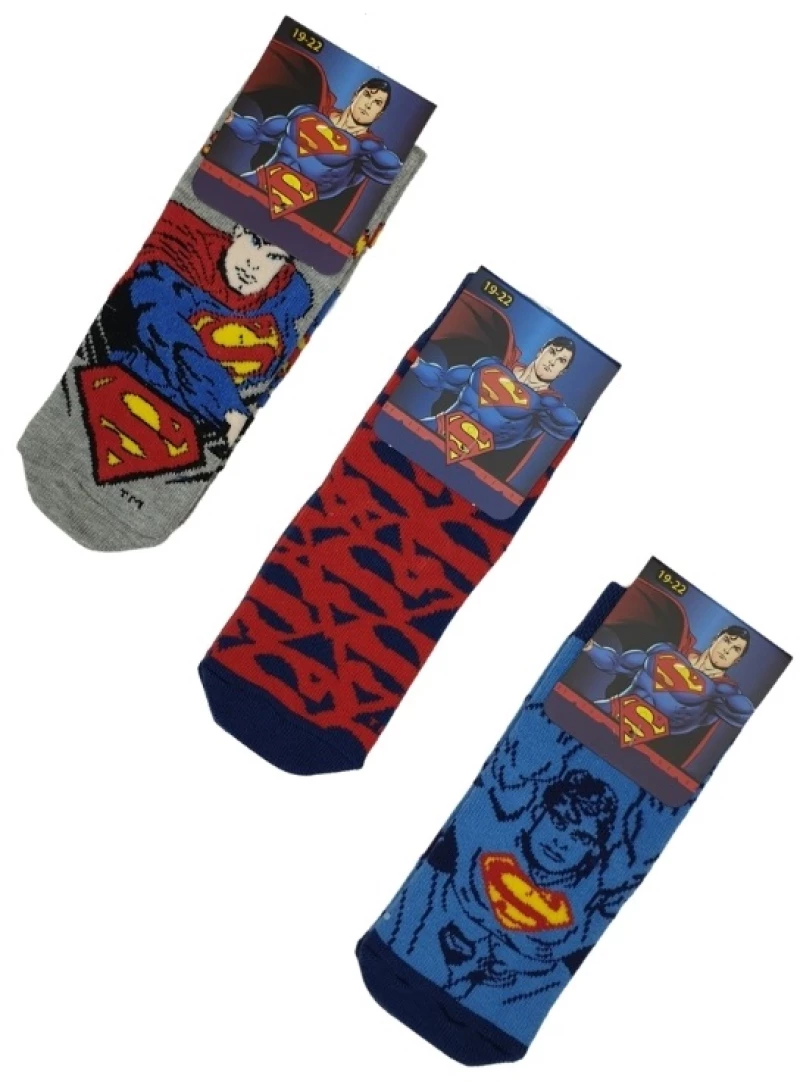 Disney Παιδικές Κάλτσες Superman 3 τμχ. 9025 ΠΟΛΥΧΡΩΜΟ