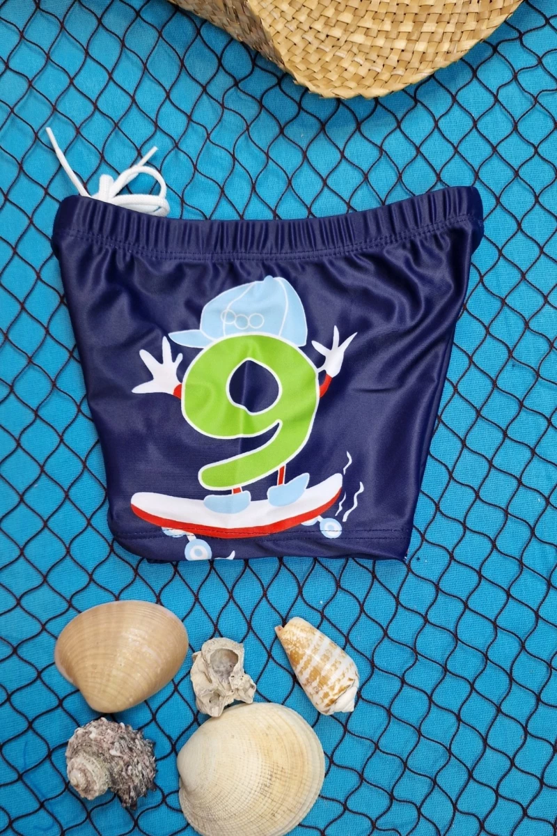 Παιδικό Μαγιό Boxer S12312 ΜΠΛΕ