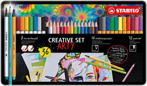 Σετ Stabilo Arty 87/3193-36τ(12*88+16*1600+8*568)