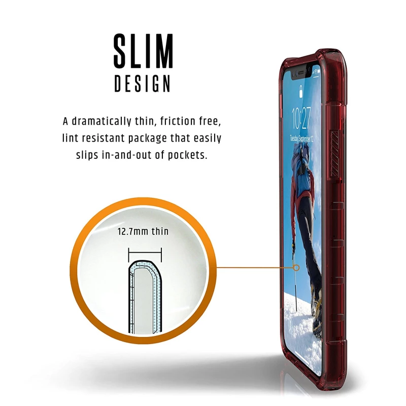 Θήκη UAG PLYO για Apple iPhone XS Max - ΜΠΛΕ Glacier - 111102115353