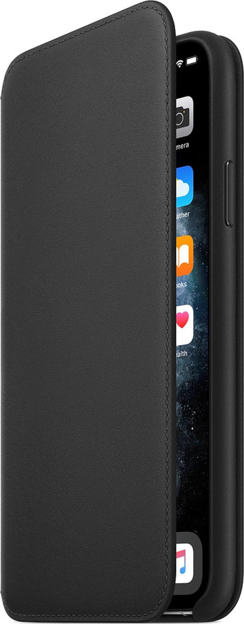 Θήκη Γνήσια Apple Δερμάτινη ΠΟΡΤΟΦΟΛΙ για iPhone 11 PRO 5.8 - Μαύρο - MX062ZMA