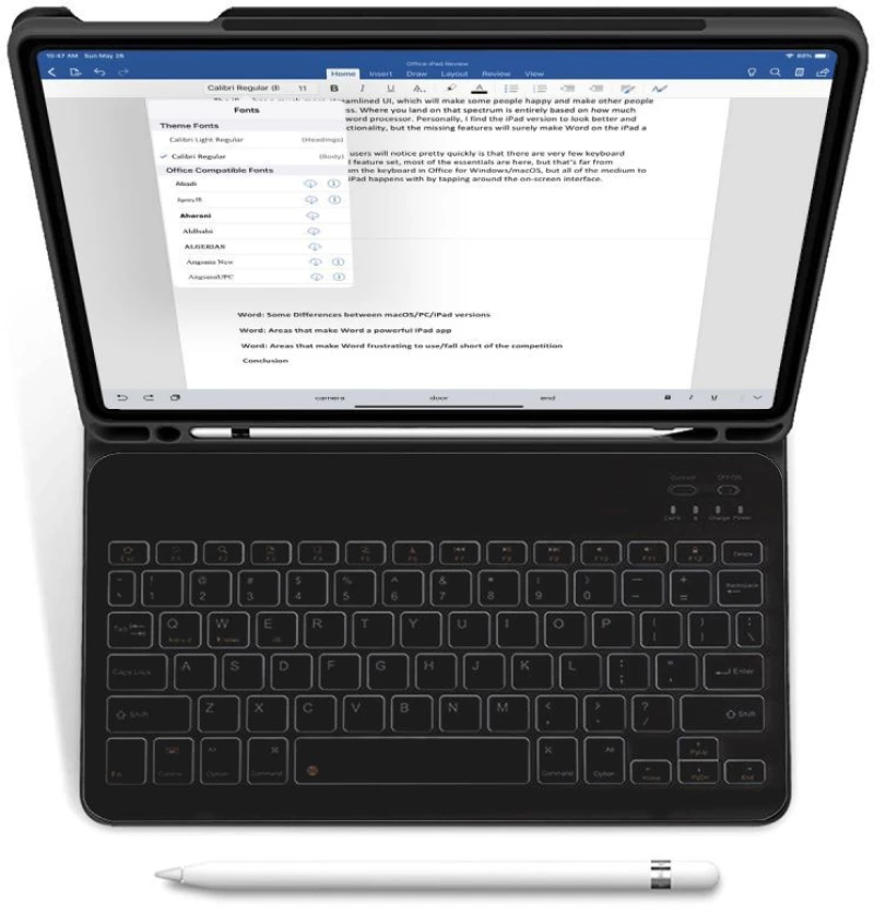 Θήκη TECH PROTECT SMARTCASE FOLIO SC PEN με Πληκτρολόγιο BT για APPLE IPAD 10.9 2022 - BLACK