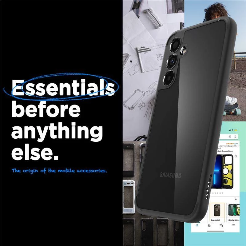 θήκη Spigen Ultra Hybrid για Samsung Galaxy A54 5G - ACS05887 - ΜΑΥΡΟ