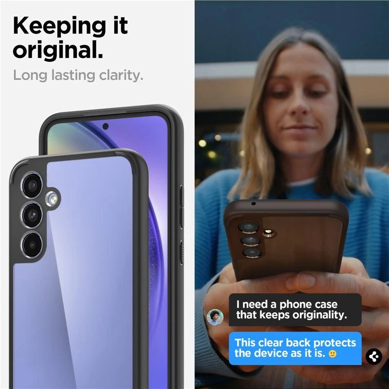 θήκη Spigen Ultra Hybrid για Samsung Galaxy A54 5G - ACS05887 - ΜΑΥΡΟ