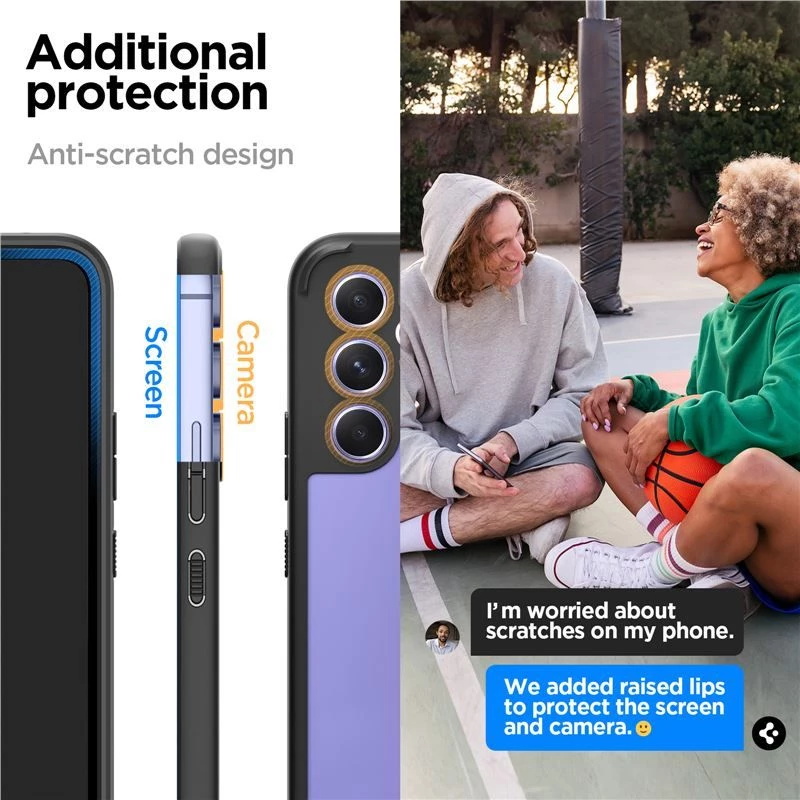 θήκη Spigen Ultra Hybrid για Samsung Galaxy A54 5G - ACS05887 - ΜΑΥΡΟ
