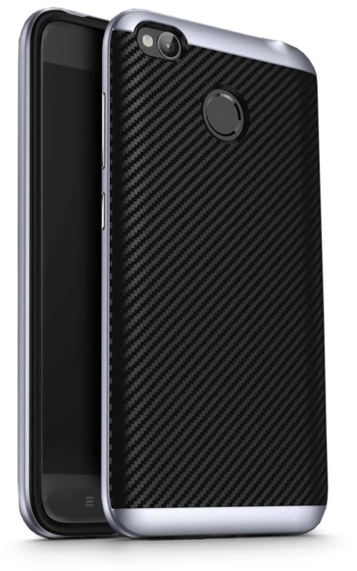 Θήκη TECH PROTECT CARBON FRAME για XIAOMI smartphone REDMI 4X - ΓΚΡΙ