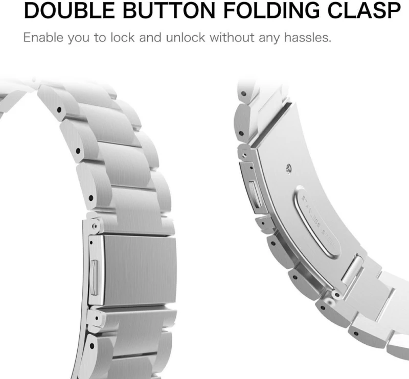 Tech Protect STAINLESS Μπρασελέ λουράκι για NEW Samsung galaxy smartwatch 2018 42MM - ΑΣΗΜΙ
