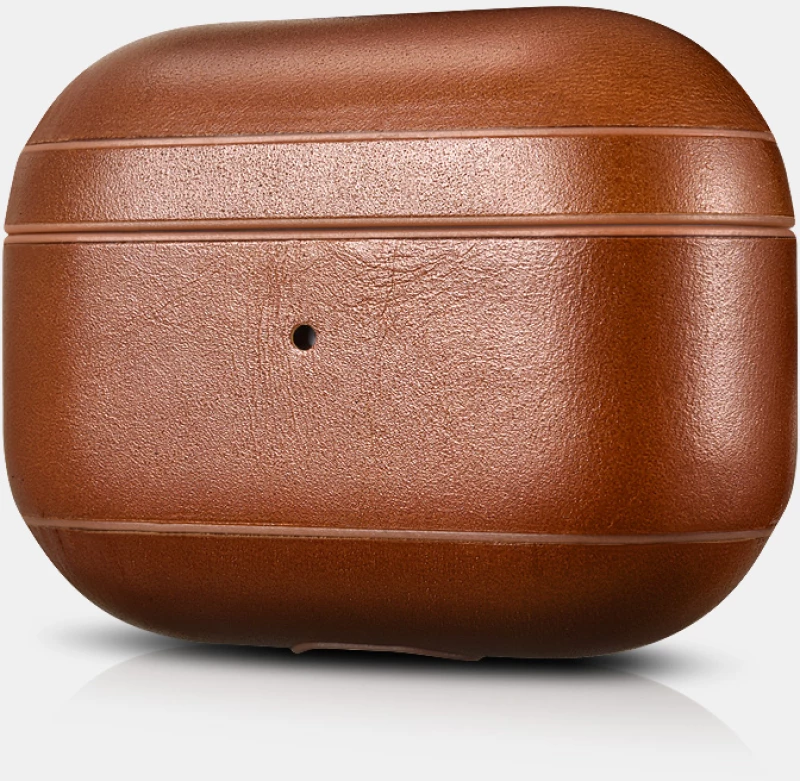 Θήκη iCarer Δερμάτινη για Apple AirPods Pro - KOKKINO - IAP045-RD