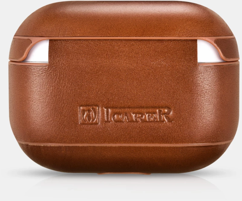 Θήκη iCarer Δερμάτινη για Apple AirPods Pro - KOKKINO - IAP045-RD