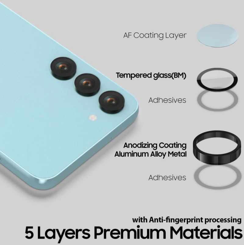 WHITESTONE DOME EZ CAMERA PROTECTOR γυαλί προστασίας για Samsung GALAXY S23 / S23+ PLUS - ΔΙΑΦΑΝΟ