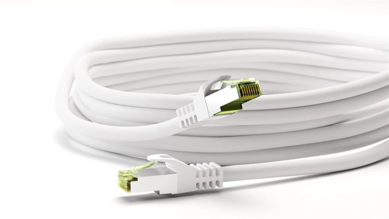 GOOBAY καλώδιο S/FTP CAT 8.1 61110  copper  AWG 26  LSZH  15m  λευκό