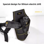 DELI εργαλειοθήκη μέσης DL430004 για δράπανο  26x15cm  μαύρη