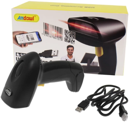Andowl Barcodes Scanner Ενσύρματο