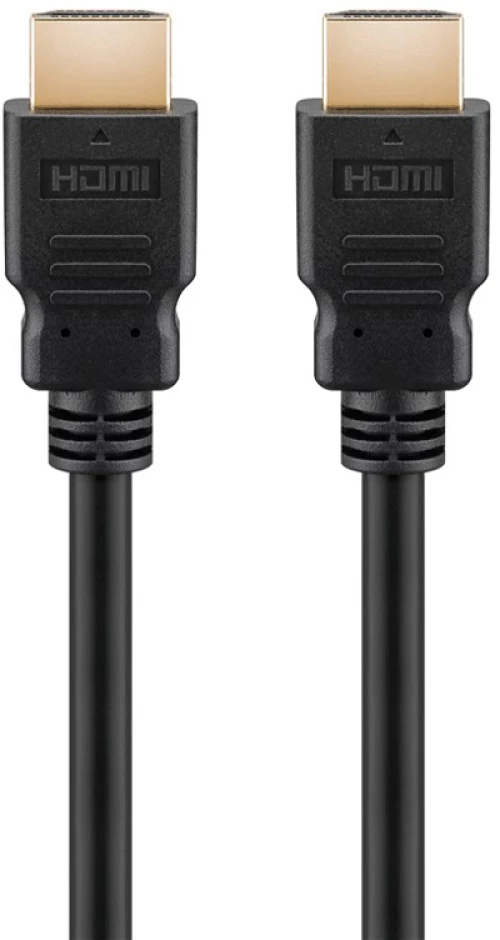 GOOBAY καλώδιο HDMI 2.1 με Ethernet 61638  ARC  48Gbit/s  8K  1m  μαύρο