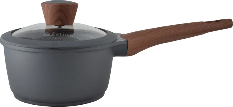 Estia 01-2411 16cm Κατσαρολάκι Γάλακτος από Χυτό Αλουμίνιο με Επίστρωση από Πέτρα 1.4lt