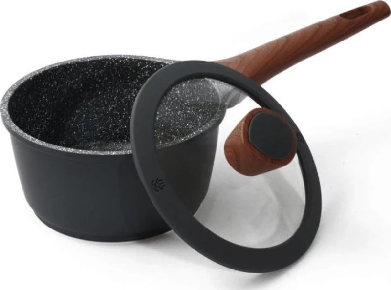 Estia 01-2411 16cm Κατσαρολάκι Γάλακτος από Χυτό Αλουμίνιο με Επίστρωση από Πέτρα 1.4lt