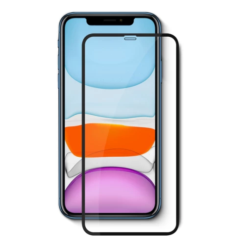 Vivid Full Face Tempered Glass iPhone XS Max/11 Pro Max - Black