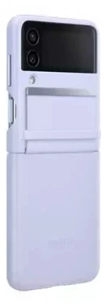 Samsung Leather Flap Cover Galaxy Z Flip4 Serenity Purple