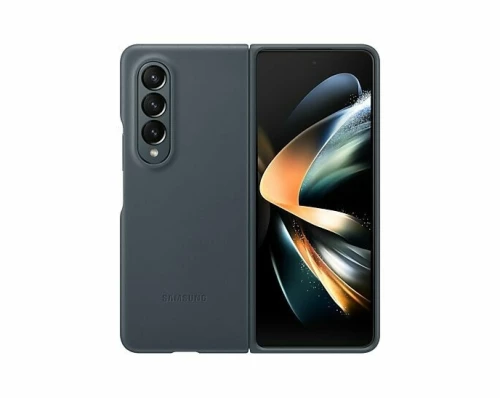 Samsung Leather Cover Galaxy Z Fold4 Moss Gray