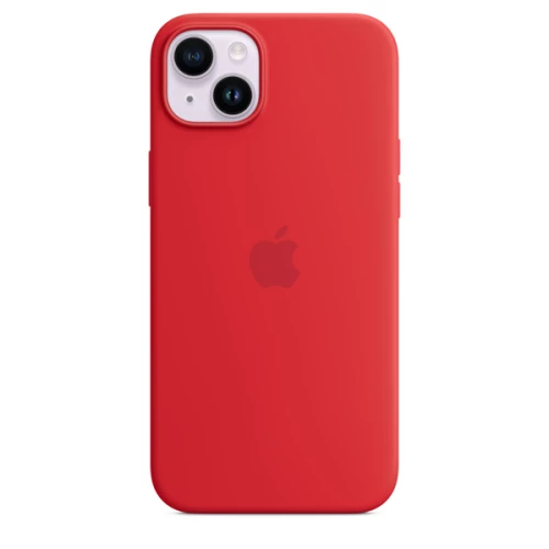 Apple Silicone Case iPhone 14 Plus with MagSafe (PRODUCT)RED