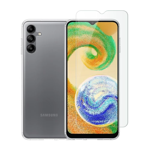 Vivid Set TPU Case + Tempered Glass Samsung Galaxy A04s