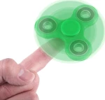 Παιχνίδι Στρες Ανακούφισης Adhd Πράσινο -  Fidget Spinner POM Three Leaves 4 minutes