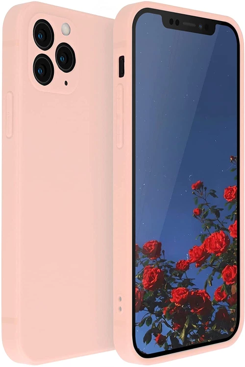 iPhone 11 Pro Max 6.5 Inch - Soft Rubberized TPU Slim Protective Cover for Phone with protect camera – Coral (oem)