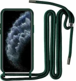 Crossbody Back Cover Σιλικόνης με Λουράκι Dark Grren (Galaxy A34 5G) oem