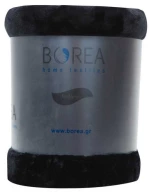 ΚΟΥΒΕΡΤΑ VELOUR ΜΟΝΗ (Κ4 ΜΑΥΡΟ) - BOREA HOME Κ4 ΜΑΥΡΟ / 100% ΠΟΛΥΕΣΤΕΡ