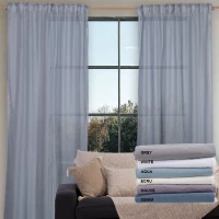 ΚΟΥΡΤΙΝΑ 140x270 (ΜΕ ΣΙΡΙΤΙ) (ANTEL GREY) - NEF NEF ANTEL GREY / 100% ΠΟΛΥΕΣΤΕΡ